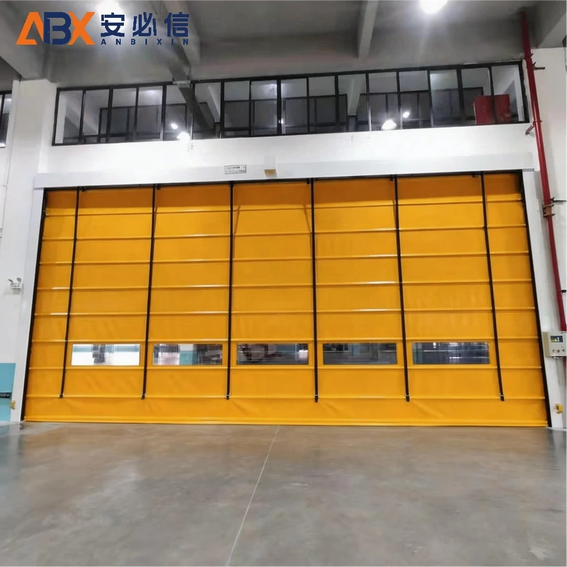 石家庄市软帘堆积门
